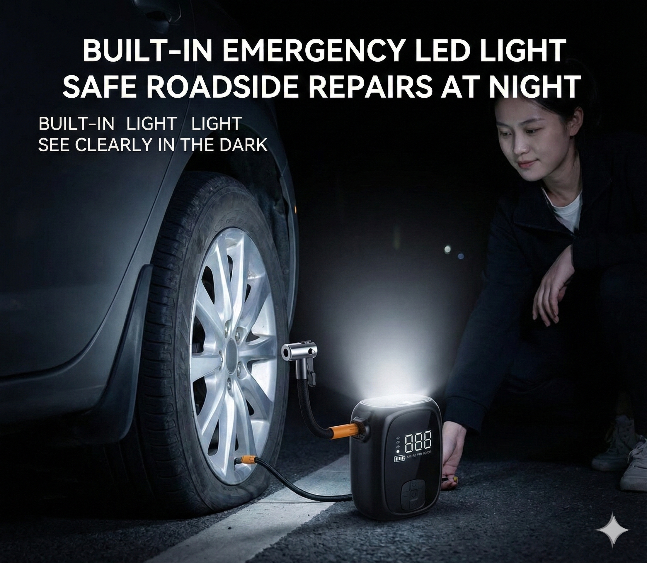 OLOPUMP Pocket-Sized Powerhouse First DUAL-MODE 3000mAh Wireless and Wired